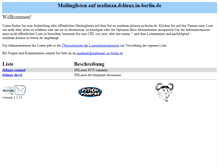 Tablet Screenshot of mailman.dslinux.in-berlin.de