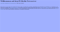 Desktop Screenshot of news.in-berlin.de