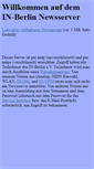 Mobile Screenshot of news.in-berlin.de
